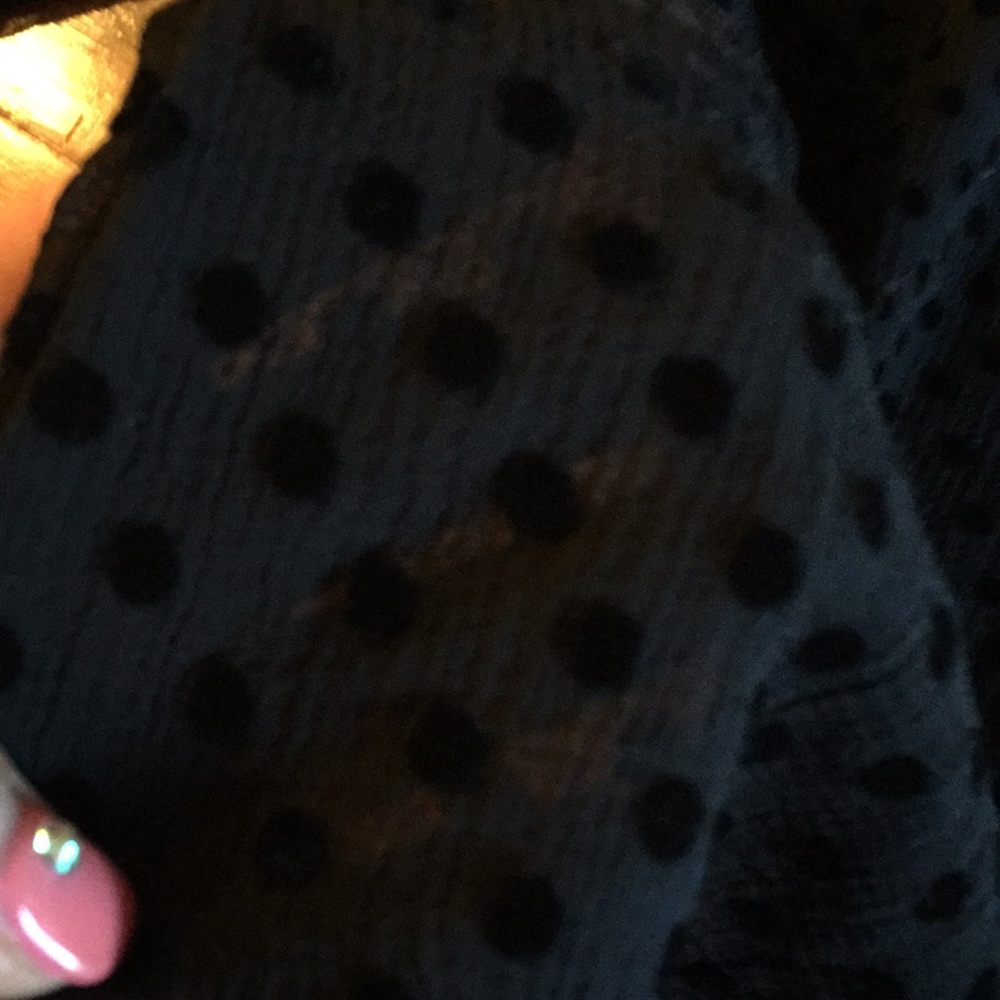 Zara Polka for black blouse. Xs - Picture 4 of 8